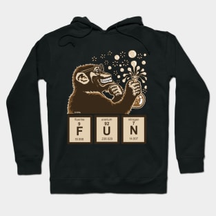 Chemistry monkey discovered fun Hoodie